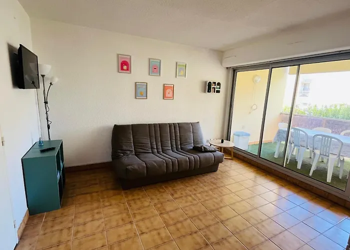 T2 ,4 Couchages ,climatise ,terrace ,en Face D'aqualand ,plage Rochelongue Agde